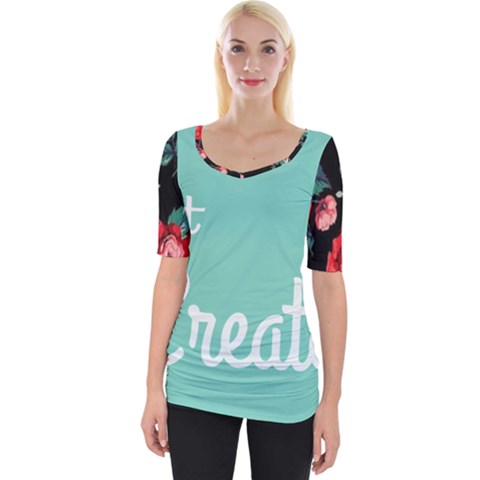 Bloem Logomakr 9f5bze Wide Neckline Tee by createinc