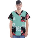 Bloem Logomakr 9f5bze Men s V-Neck Scrub Top View1