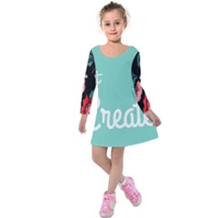 Bloem Logomakr 9f5bze Kids  Long Sleeve Velvet Dress