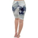 Cute Owl In Watercolor Cropped Leggings  View4