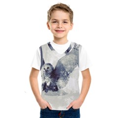 Cute Owl In Watercolor Kids  Sportswear by FantasyWorld7