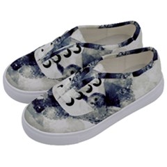 Cute Owl In Watercolor Kids  Classic Low Top Sneakers by FantasyWorld7