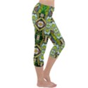 Bread Sticks And Fantasy Flowers In A Rainbow Capri Yoga Leggings View3