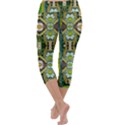 Bread Sticks And Fantasy Flowers In A Rainbow Capri Yoga Leggings View4