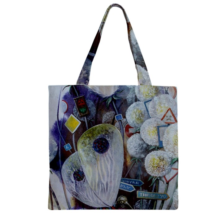 Magic wold Zipper Grocery Tote Bag