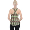 Zig Zag Multicolored Ethnic Pattern Piece Up Tank Top View2