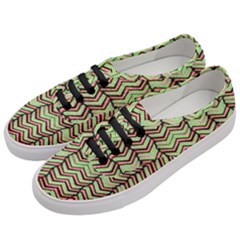 Zig Zag Multicolored Ethnic Pattern Women s Classic Low Top Sneakers