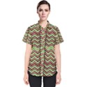 Zig Zag Multicolored Ethnic Pattern Women s Short Sleeve Shirt View1