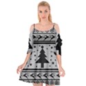 Ugly Christmas Sweater Cutout Spaghetti Strap Chiffon Dress View1