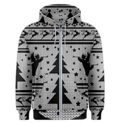 Ugly Christmas Sweater Men s Zipper Hoodie