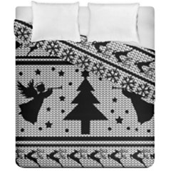 Ugly Christmas Sweater Duvet Cover Double Side (california King Size) by Valentinaart