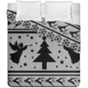 Ugly Christmas Sweater Duvet Cover Double Side (California King Size) View1