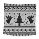 Ugly Christmas Sweater Square Tapestry (Large) View1