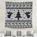 Ugly Christmas Sweater Square Tapestry (Large) View2