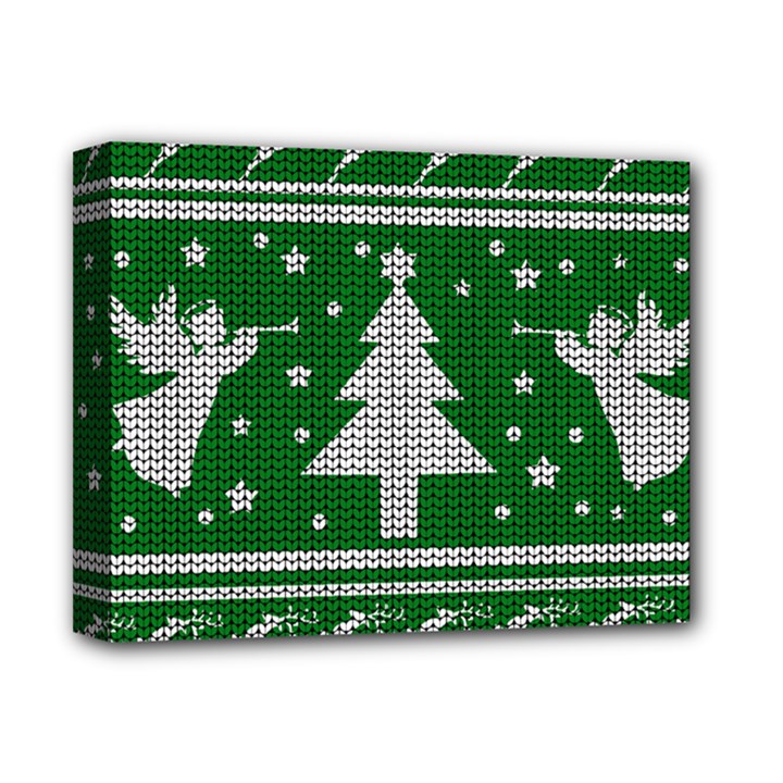 Ugly Christmas Sweater Deluxe Canvas 14  x 11 