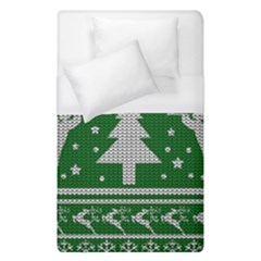 Ugly Christmas Sweater Duvet Cover (single Size) by Valentinaart