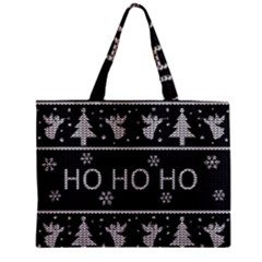 Ugly Christmas Sweater Zipper Mini Tote Bag by Valentinaart