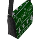 Ugly Christmas Sweater Flap Messenger Bag (L)  View2