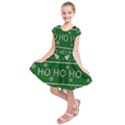 Ugly Christmas Sweater Kids  Short Sleeve Dress View1