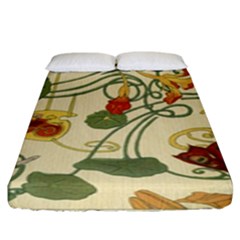 Floral Art Nouveau Fitted Sheet (king Size) by NouveauDesign