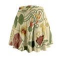 Floral Art Nouveau Mini Flare Skirt View2