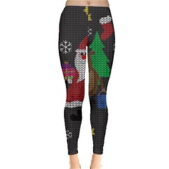 Ugly Christmas Sweater Leggings 