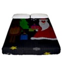 Ugly Christmas Sweater Fitted Sheet (Queen Size) View1