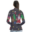 Ugly Christmas Sweater Drape Collar Cardigan View2