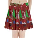 Ugly Christmas Sweater Pleated Mini Skirt View1