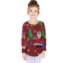 Ugly Christmas Sweater Kids  Long Sleeve Tee View1