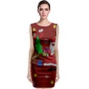 Ugly Christmas Sweater Sleeveless Velvet Midi Dress View1