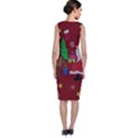 Ugly Christmas Sweater Sleeveless Velvet Midi Dress View2