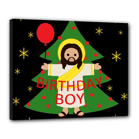 Jesus - Christmas Canvas 20  X 16  by Valentinaart