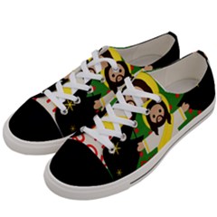 Jesus - Christmas Women s Low Top Canvas Sneakers by Valentinaart