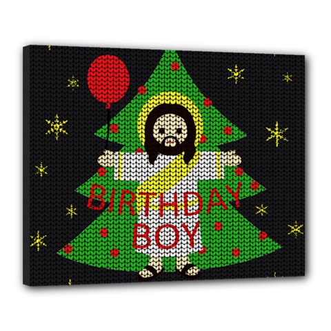 Jesus - Christmas Canvas 20  X 16  by Valentinaart