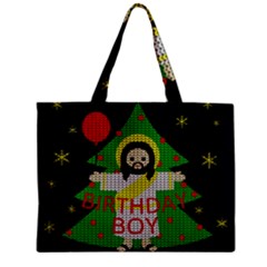 Jesus - Christmas Zipper Mini Tote Bag by Valentinaart