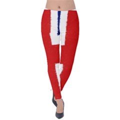 Union Jack Pencil Art Velvet Leggings by picsaspassion