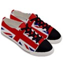 Union Jack Pencil Art Men s Low Top Canvas Sneakers View3