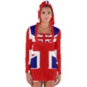 Union Jack watercolor drawing art Long Sleeve Hooded T-shirt View1