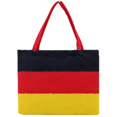 German Flag, Banner Deutschland, Watercolor Painting Art Mini Tote Bag by picsaspassion