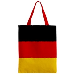 German Flag, Banner Deutschland, Watercolor Painting Art Zipper Classic Tote Bag by picsaspassion