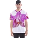 Lilac Phalaenopsis Aquarel  watercolor art painting Men s Sports Mesh Tee View1