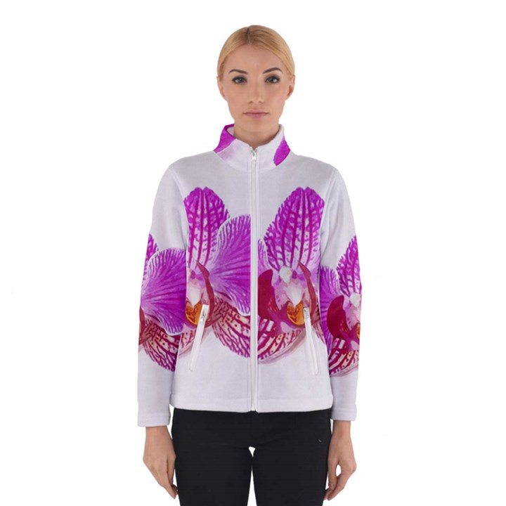 Lilac Phalaenopsis flower, Floral Oil painting art Winterwear