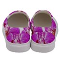 Lilac Phalaenopsis flower, Floral Oil painting art Men s Canvas Slip Ons View4