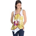 Yellow Phalaenopsis flower, floral Aquarel watercolor painting art Sleeveless Tunic View1