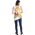 Yellow Phalaenopsis flower, floral Aquarel watercolor painting art Sleeveless Tunic View2