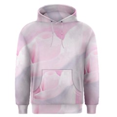 Rose Pink Flower, Floral Aquarel - Watercolor Painting Art Men s Pullover Hoodie