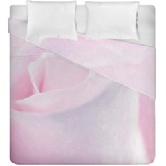 Rose Pink Flower, Floral Aquarel - Watercolor Painting Art Duvet Cover Double Side (king Size)