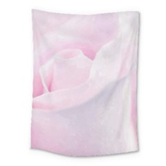 Rose Pink Flower, Floral Aquarel - Watercolor Painting Art Medium Tapestry by picsaspassion