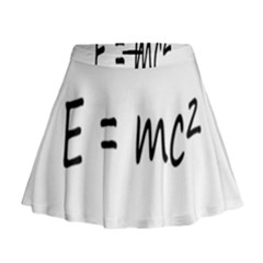 E=mc2 gravity formula physics Mini Flare Skirt